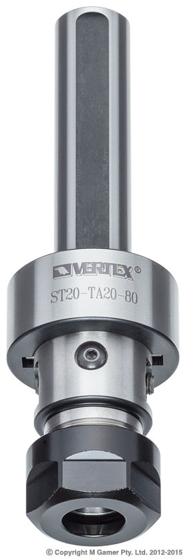 ER20 Tapping Holder 20 x 80mm shank