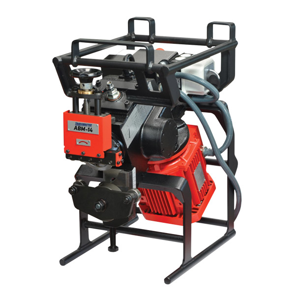 ITM ABM-14 AUTO FEED PORTABLE BEVELLING MACHINE, 415v 2.2KW MOTOR, 22.5 - 45° BEVEL ANGLE, MAX BEVEL WIDTH 14MM, 6 - 40MM PLATE THICKNESS