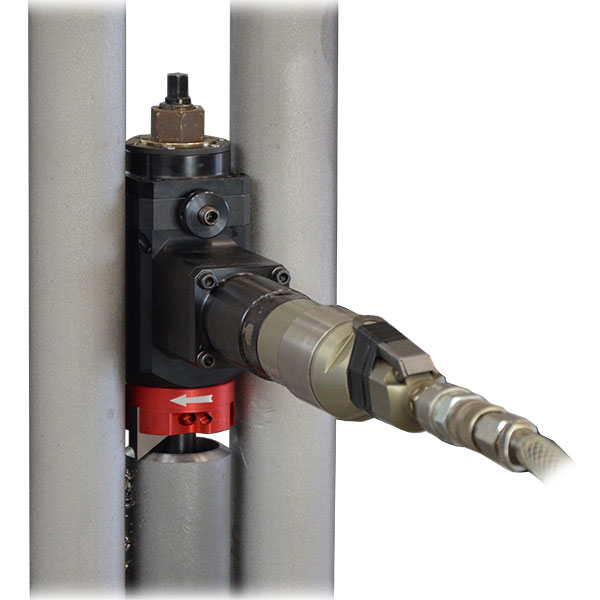 ITM PRO5 PIPE BEVELLER KIT, WITH PNEUMATIC MOTOR, CAP: 32MM ID - 114MM OD
