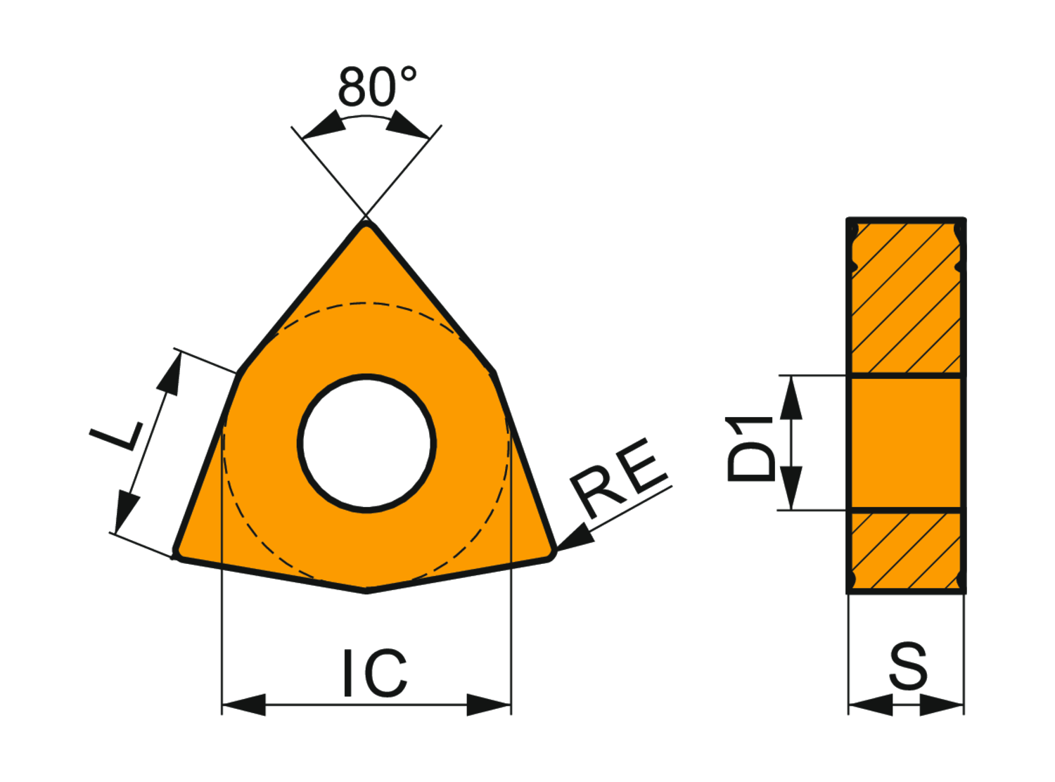 PRAMET WNMG 080412-NRM:T9315 Turning inserts negative