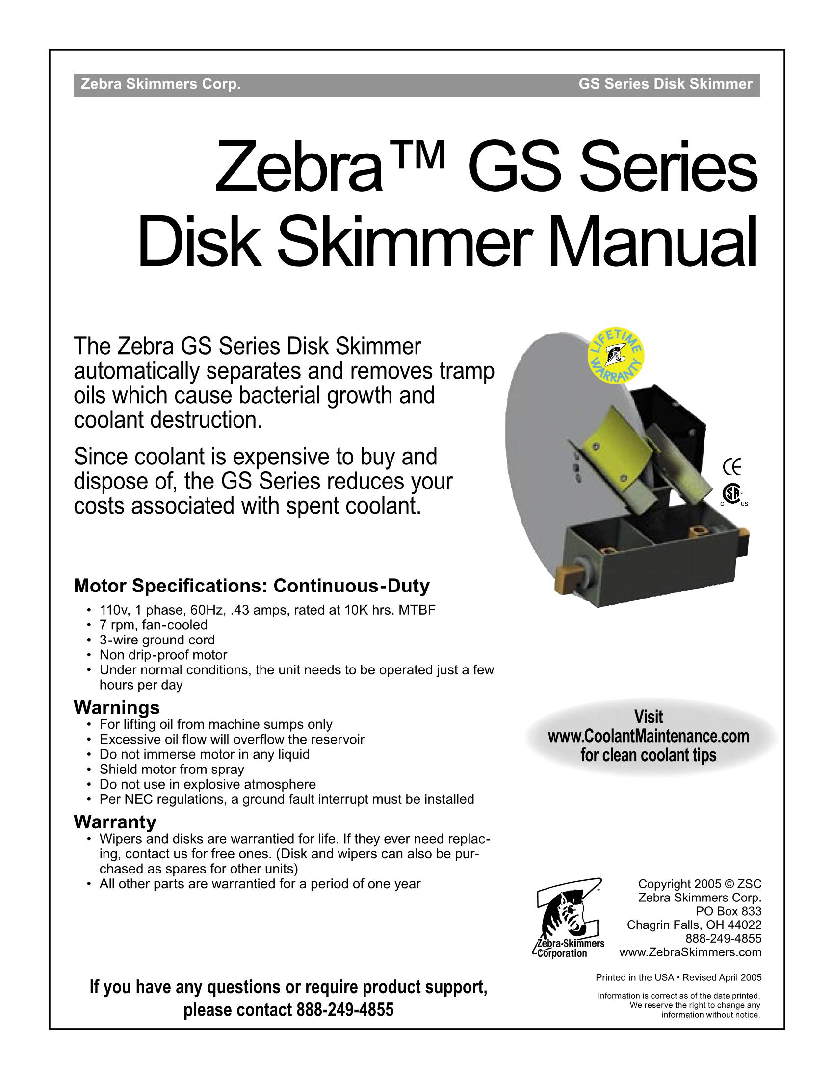 Zebra Oil Disk Skimmer 300mm Dia complete with Diverter/seperator box 240VAC - Image 2