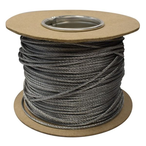 ZIP-CLIP - ZIP-CLIP CABLE 200m REEL 50kg SWL, SILVER
