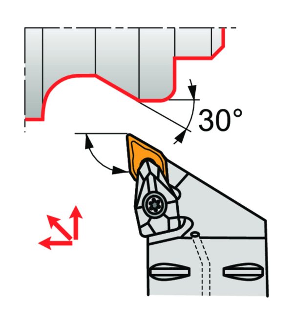 PRAMET C4-DDJNR-27055-15 Turning C holders Int & Ext - Image 4