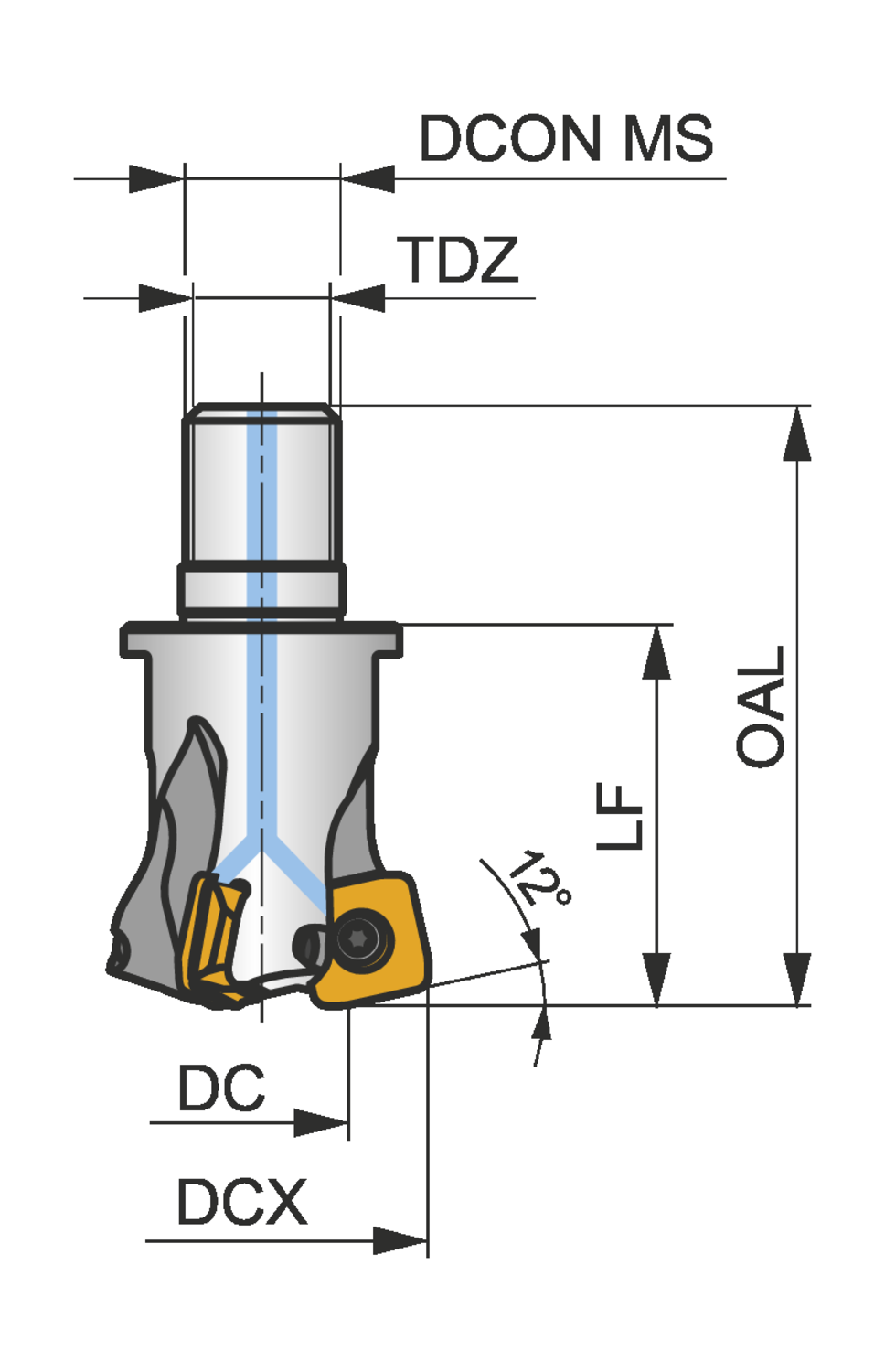 PRAMET 40E4R043M16-SSO12-C - Image 2