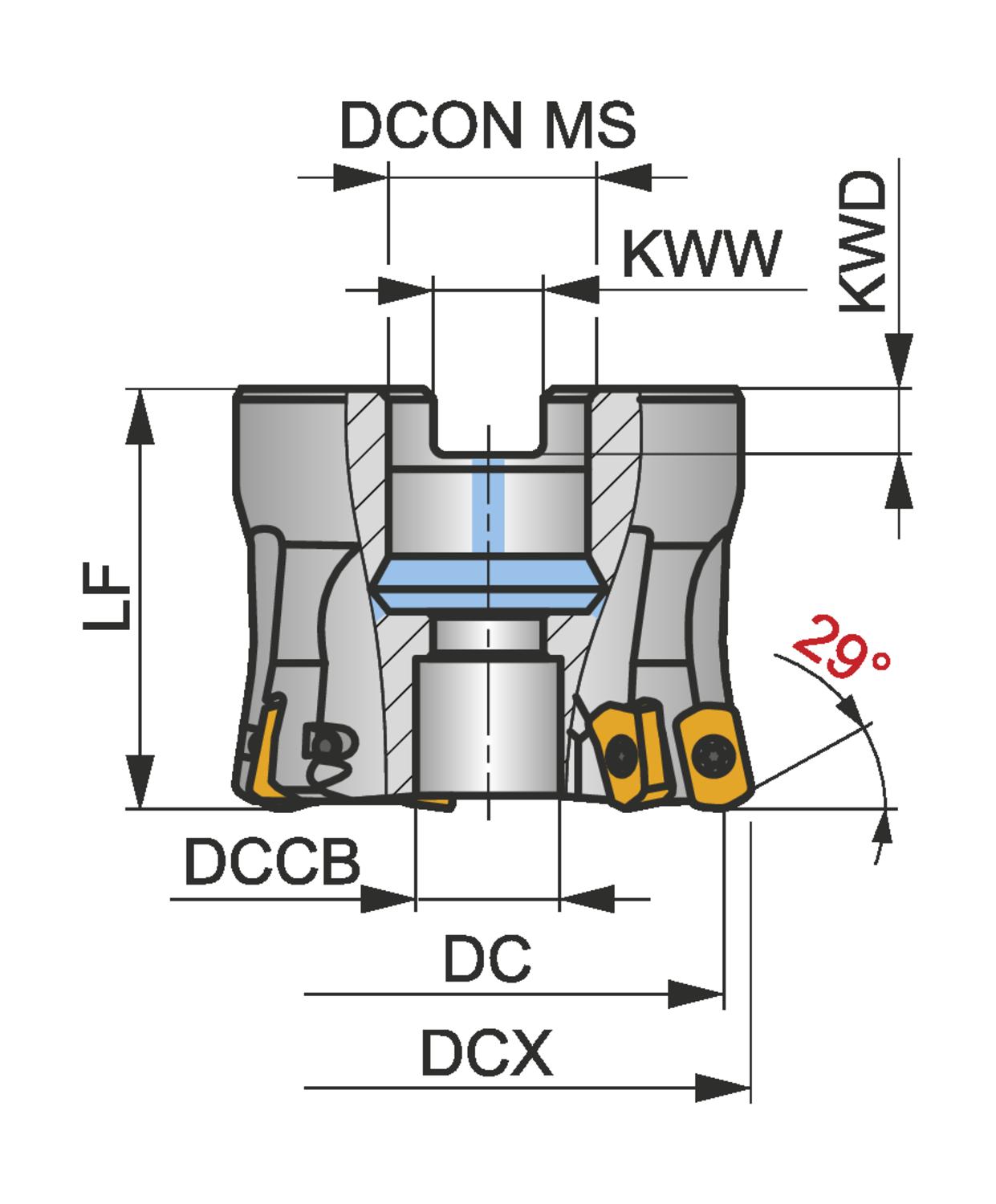 PRAMET 66A08R-SMOBN10-C Carbide insert - Image 2