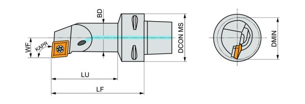 PRAMET C3-SCLCR-13075-09 Turning C holders Int & Ext - Image 2