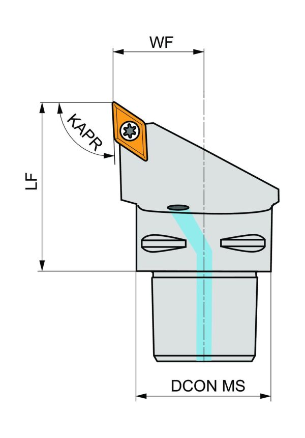 PRAMET C3-SDJCR-22040-11 Turning C holders Int & Ext - Image 2