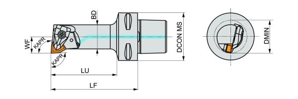 PRAMET C4-DWLNL-13075-06 Turning C holders Int & Ext - Image 2