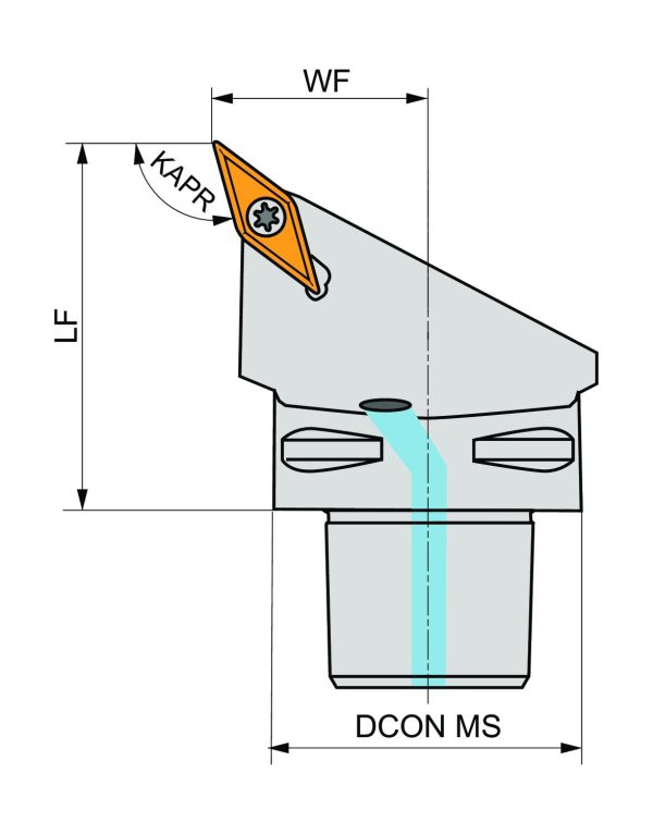 PRAMET C5-SVHBL-35060-16 Turning C holders Int & Ext - Image 2