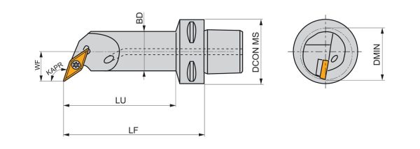 PRAMET C5-SVQBL-18090-16 Turning C holders Int & Ext - Image 2