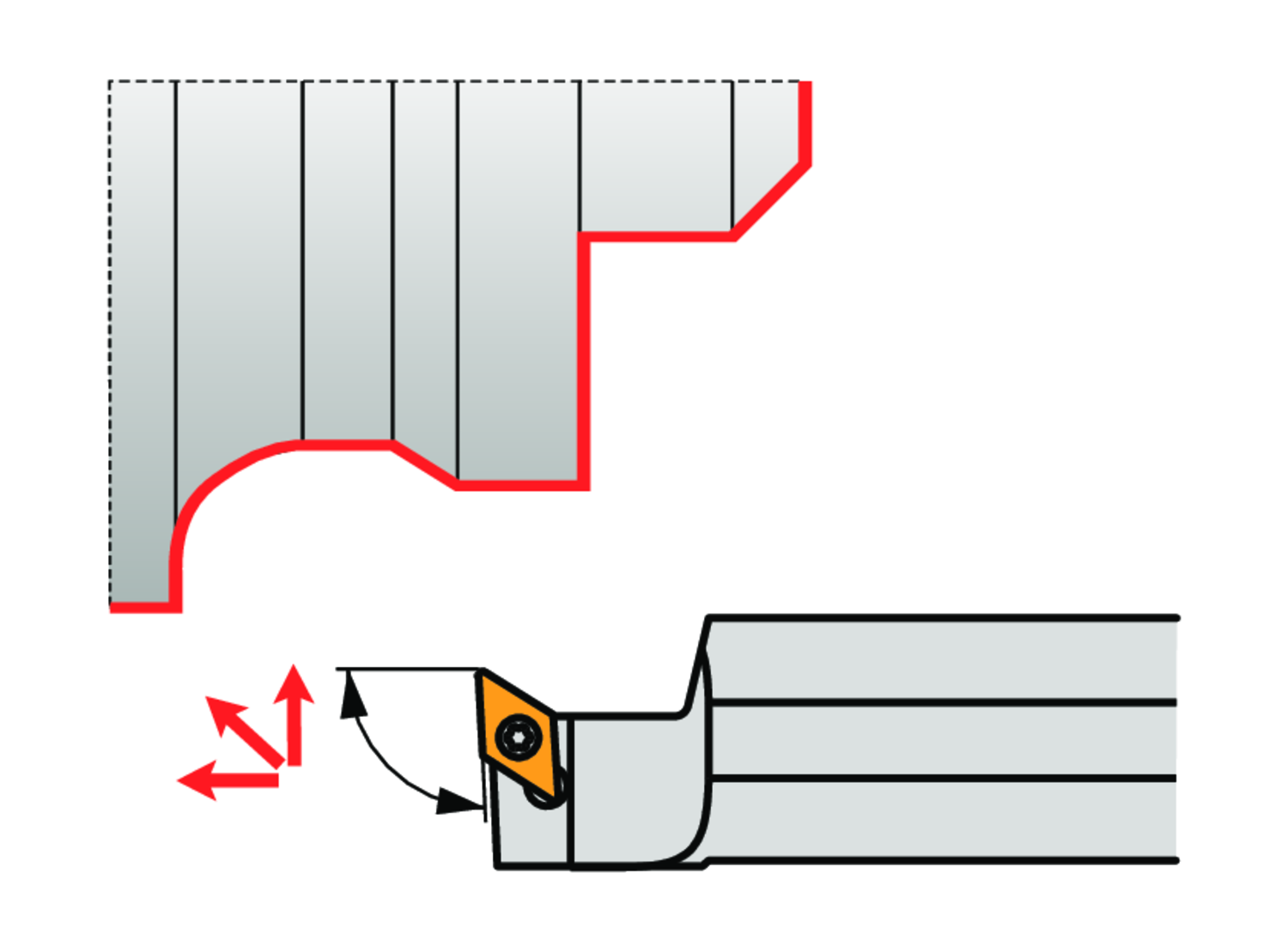 PRAMET S22K-SDUCL07-S Turning holders external - Image 4