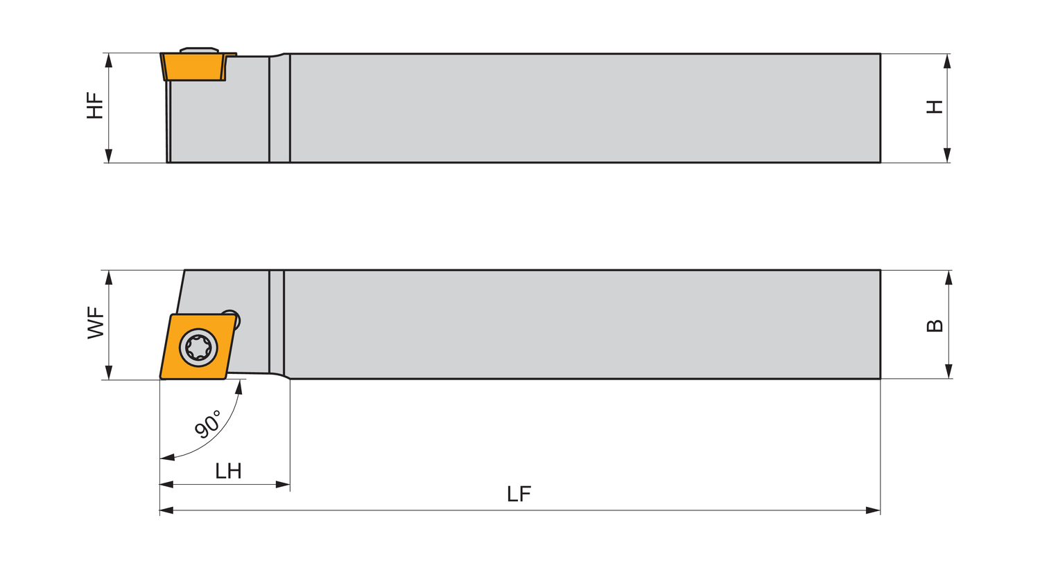 PRAMET SCACR 1212 K 09-S Turning holders external - Image 2