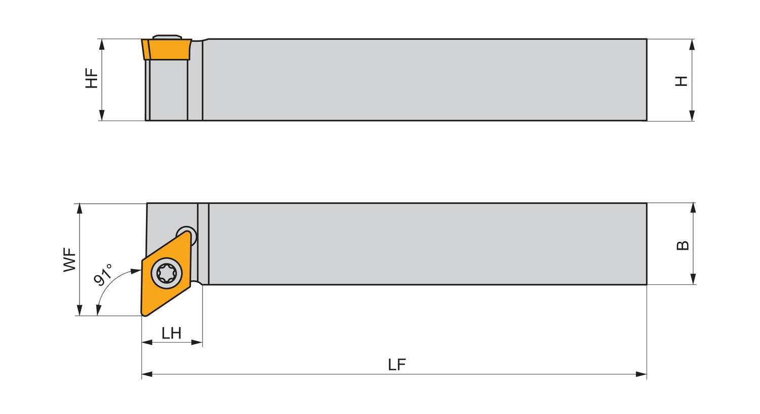PRAMET SDFCR 1616 K 11-S Turning holders external - Image 2