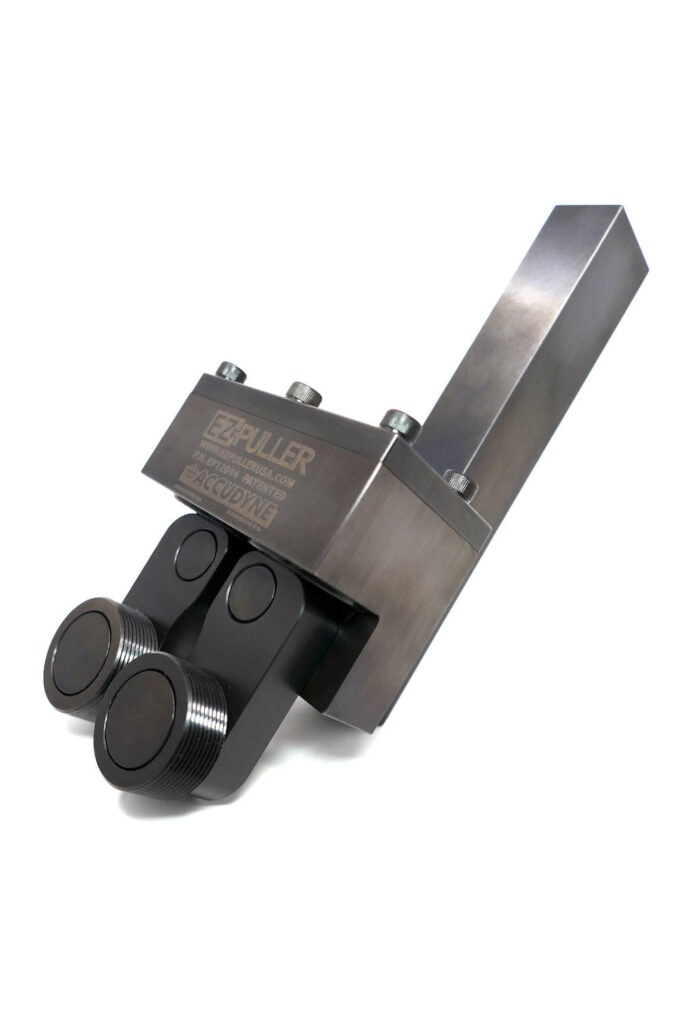 ROUND SHANK - EXPANDED CAPACITY EZ-PULLER BAR PULLER - 25mm ROUND LOW-PROFILE MOUNTING BAR (EP-12045-08) pulls 50mm round bar - Image 2