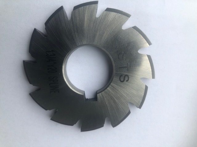 INVOLUTE SPLINE CUTTER HSS - M35 AGRIC. PTO - 1 3/4"x 20 Spline (12/24DP 30°PA No.6 ) 1" bore - Image 2