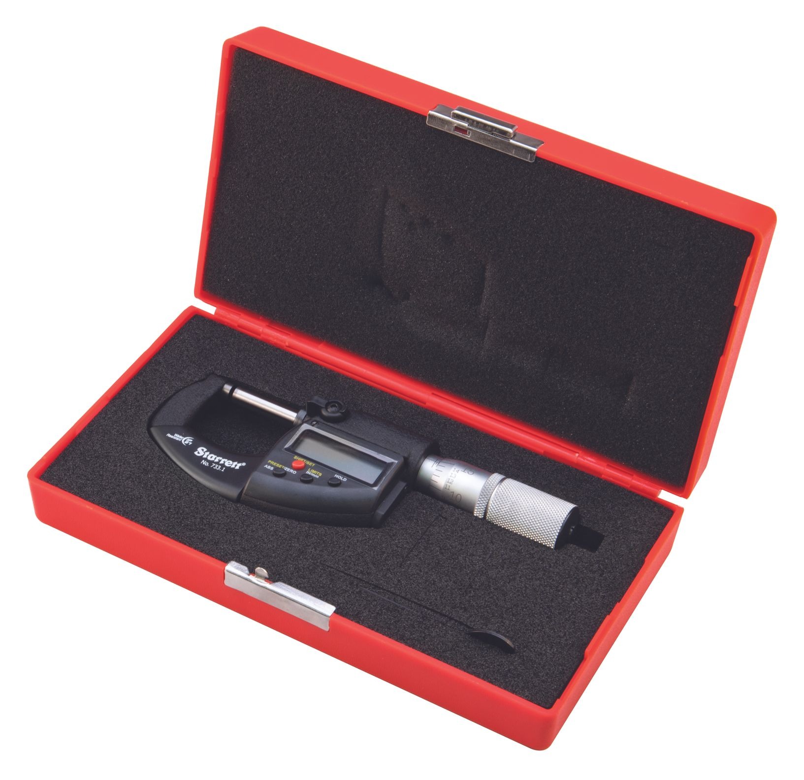 Starrett - Electronic IP67 Mic 0-1in- 0-25mm Res.00005in - .001mm - Image 2