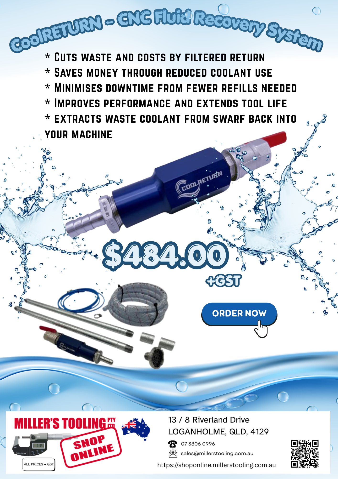 ** SPECIAL ** COOLRETURN-CR1 (CNC Fluid Recovery Kit)