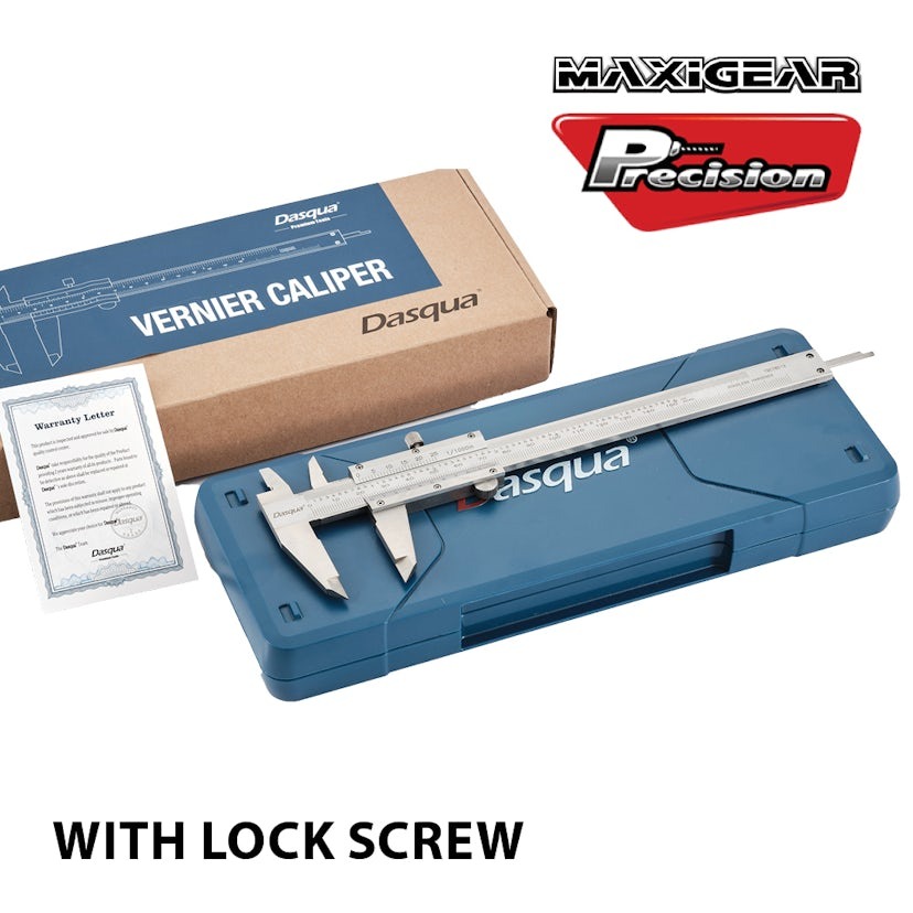 MAXIGEAR CALIPER VERNIER 100MM / 4 READ 0.02MM / 0.001 STAINLESS