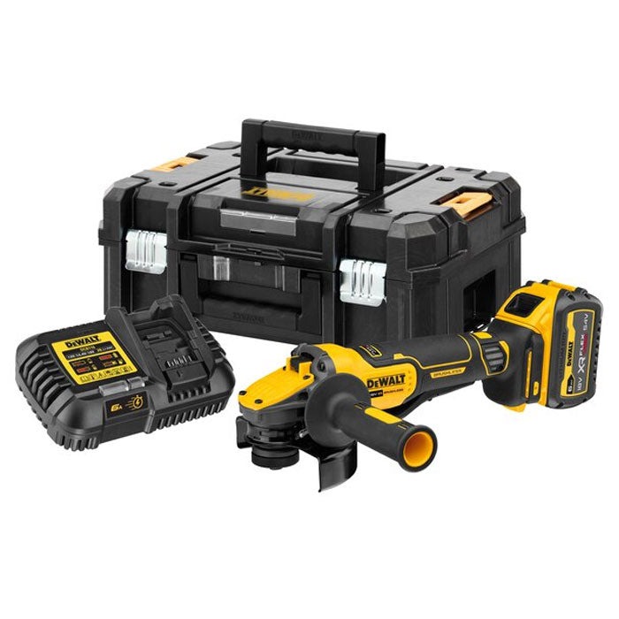 DEWALT - ANGLE GRINGER, 125mm 18V XR FLEXVOLT ADVANTAGE 1 x 6Ah KIT