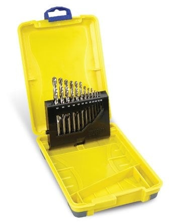 Bordo - 12 Piece Bright HSS Jobber Set in ABS Plastic Case