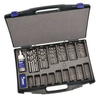 Bordo - 111 Piece Bright HSS Jobber Set in ABS Plastic Case