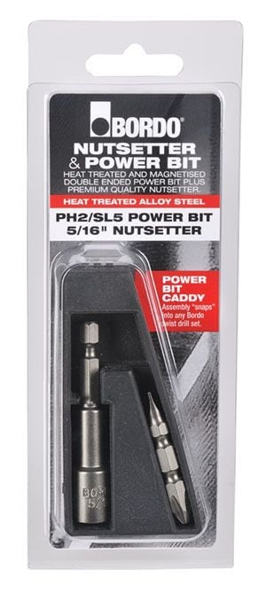 Bordo - Nutsetter and Double Ended Power Bit Caddy