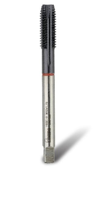 Bordo - 12 x 1.75mm HSSE-V3 TiAlN Coated Red Band Spiral Point Tap