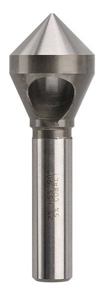 Bordo - 25mm 90 Degree HSS Co5 Bright Cross Hole Countersink