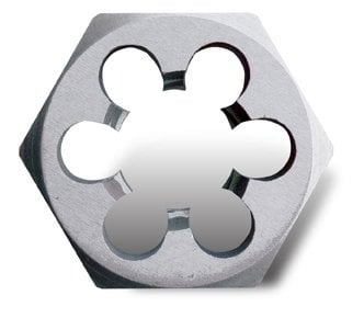 Bordo - 1-1/2" x 6 UNC Chrome Die Nut