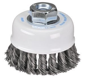 Bordo - 90mm 1 Row 0.50mm Twist Knot Cup Brush