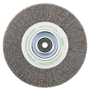 Bordo - 150mm 0.3mm Stainless Steel Crimp Wire Wheel