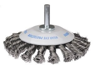 Bordo - 75mm 1 Row 0.50mm Twist Knot Bevel Brush