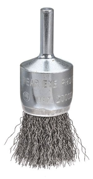 Bordo - 19mm 0.3mm Steel Wire High Speed Crimp Wire End Brush
