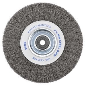 Bordo - 30mm 0.2mm Steel Wire High Speed Crimp Wire Wheel Brush