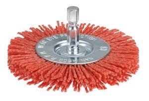 Bordo - 75mm NylonGrit Wheel Brush with hex shank