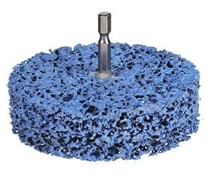 Bordo - 75mm Blue (long life) Clean & Strip Hex Shank Wheel