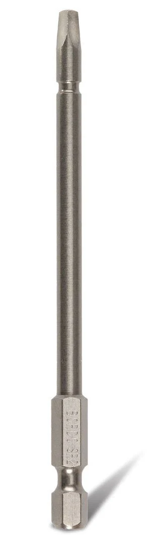 Bordo - #2 Square Recess 150mm IMPACT Power Bit 10Pk