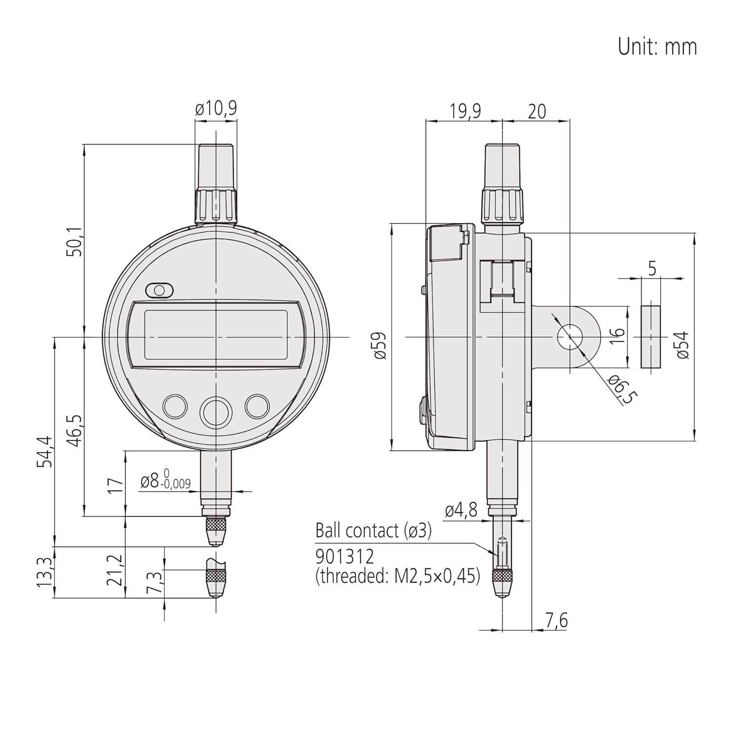 Mitutoyo DIGIMATIC INDICATOR 543-782-10 - Image 4