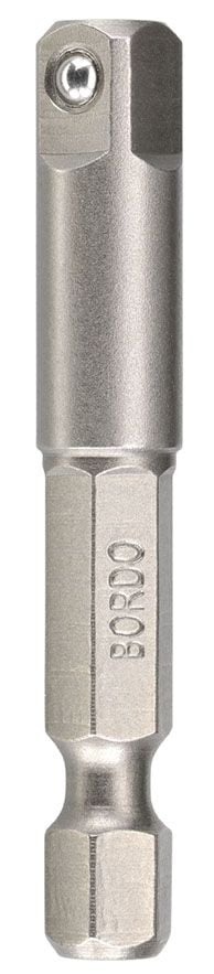 Bordo - Male to Male 1/4" Hex-3/8" Square 50mm