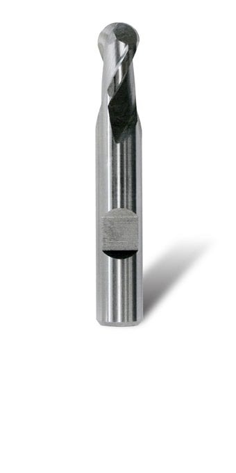 Bordo - 16mm Long Ball Nose Flatted HSS Cobalt Slot Drill