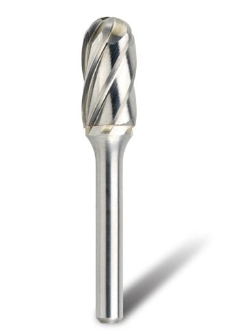 Bordo - 5/8" SC-6 Cylindrical Ball Nose 1/4" Shank Burr Non Ferrous