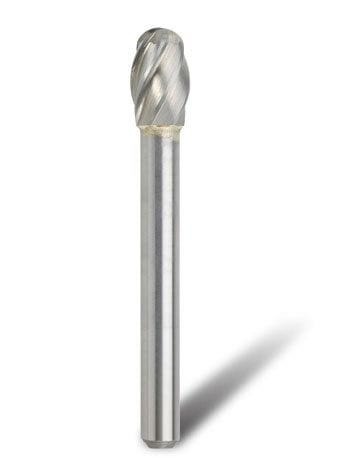 Bordo - 5/8" SE-6 Oval 1/4" Shank Burr Non Ferrous