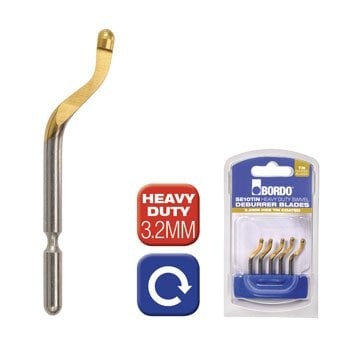 Bordo - SE10 Tin Coated Swivel Blade - 5Pk Clam