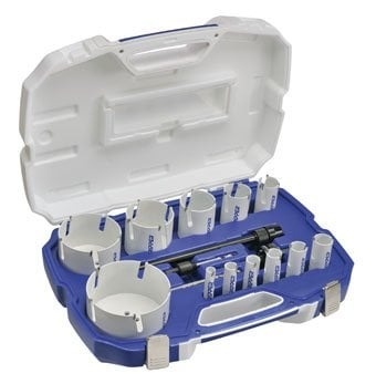 Bordo - 16-114mm 16 Pce Ripper Plumber's Pipe Hole Saw Kit