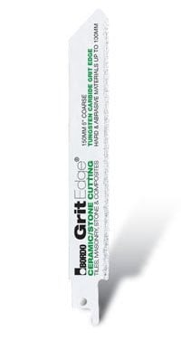 Bordo - 150mm (6") GritEdge Reciprocating Saw Blade - 1Pk Clam