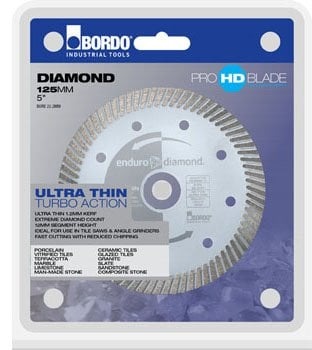 Bordo - 125mm Ultra Thin Turbo Diamond Blade