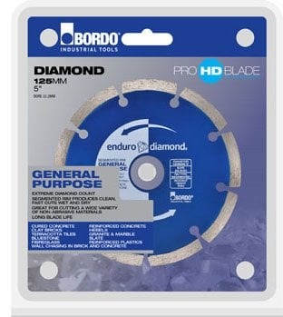 Bordo - 125mm Segmented Diamond General Purpose Blade