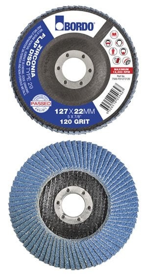 Bordo - 115mm 60 Grit Flap Disc