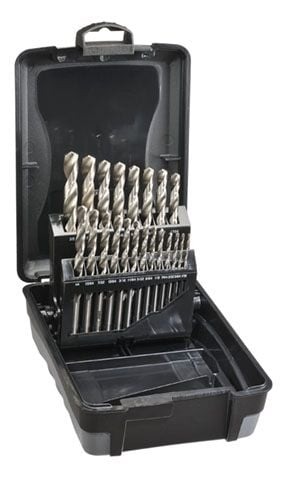Saber - Saber 21 Piece HSS Bright Finish Jobber Drill Set in ABS Pla