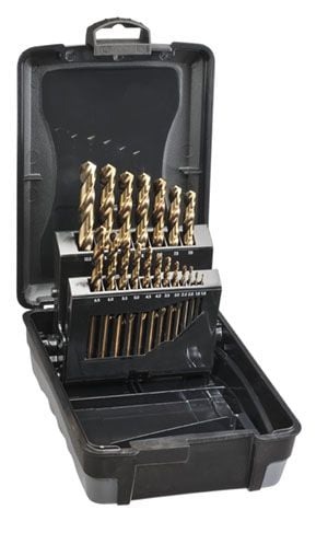 Saber - Saber 19 Piece HSS-Co5 (Cobalt) Jobber Drill Set in ABS Plas
